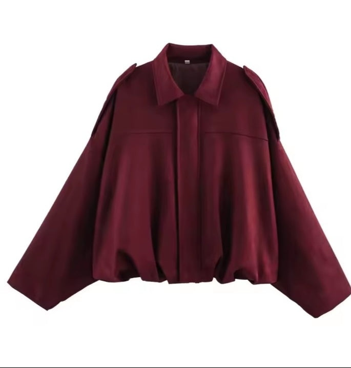 GIACCA IN PELLE SCAMOSCIATA - DONNA